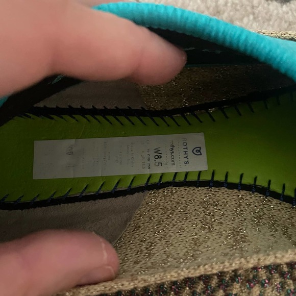 Rothy’s multi metallic round toe flats size 8.5 - Picture 4 of 4